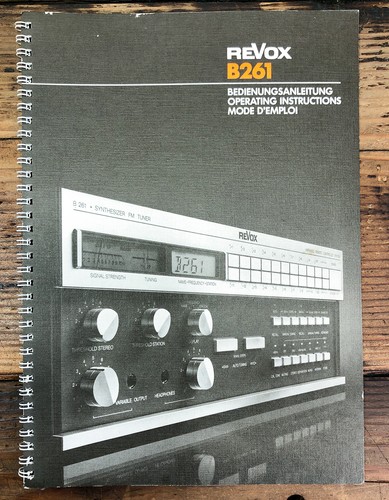 Studer revox b261 261 - studer, b-261