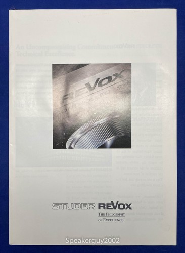 Original studer revox - revox, 1983